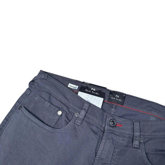 NWT Paul Smith Men’s Tapered Fit Jeans 31Rx31 Gray Trousers Stretch Cotton $300 - Picture 5 of 14